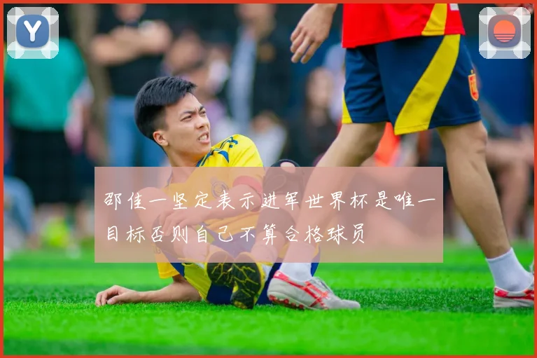 邵佳一坚定表示进军世界杯是唯一目标否则自己不算合格球员